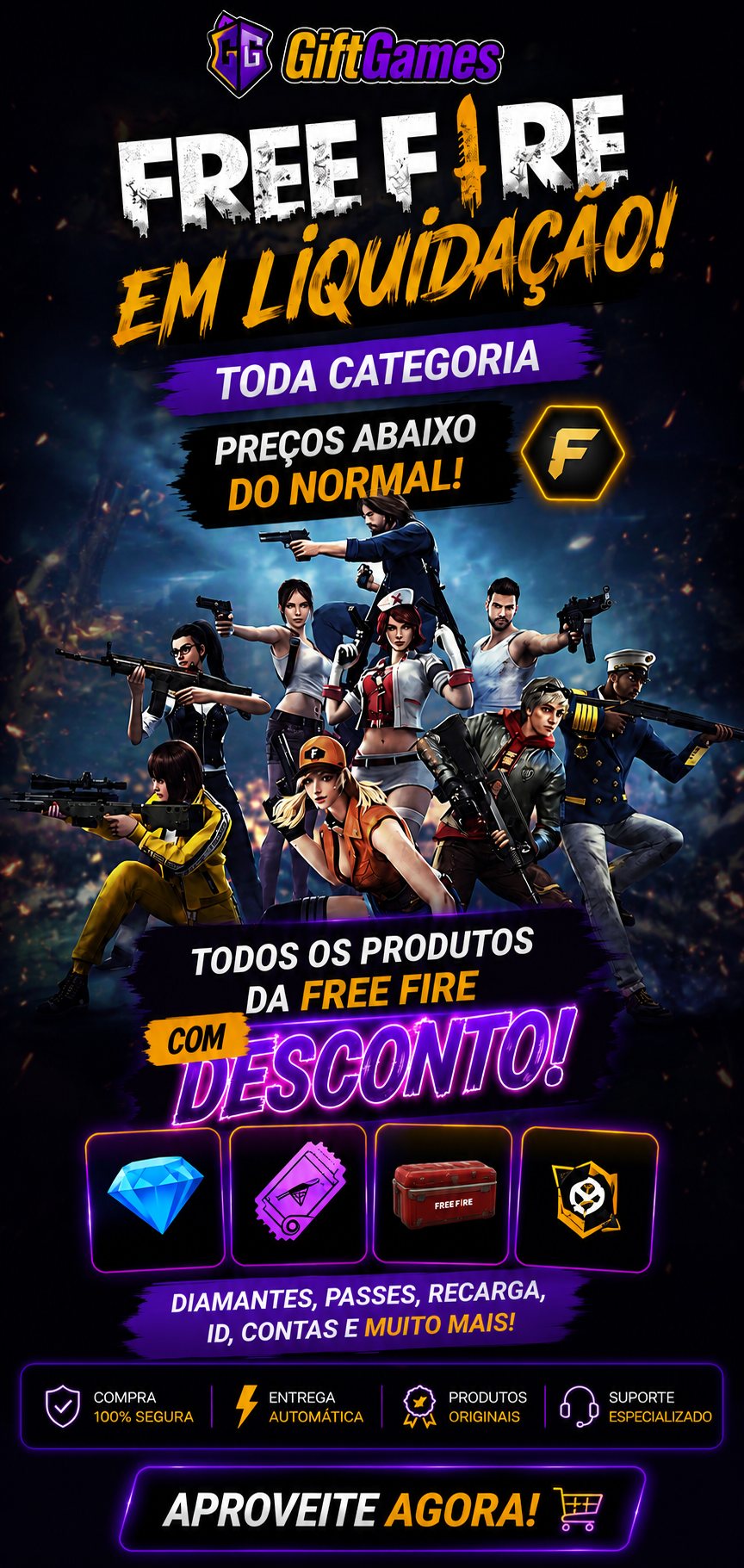 Promoção Free Fire